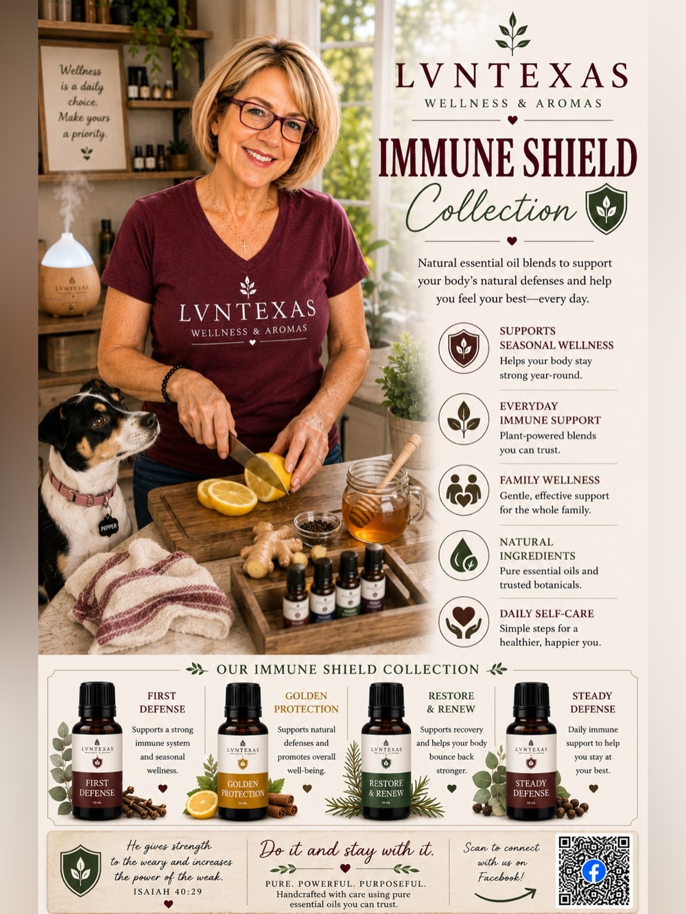🛡️ NWT Young Living Immune Shield Collection | ONE  Roller Blend of Choice 10ml
